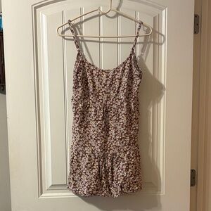 Mimi Chica Floral Dress in Pink and White